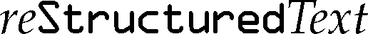 reStructuredText logo